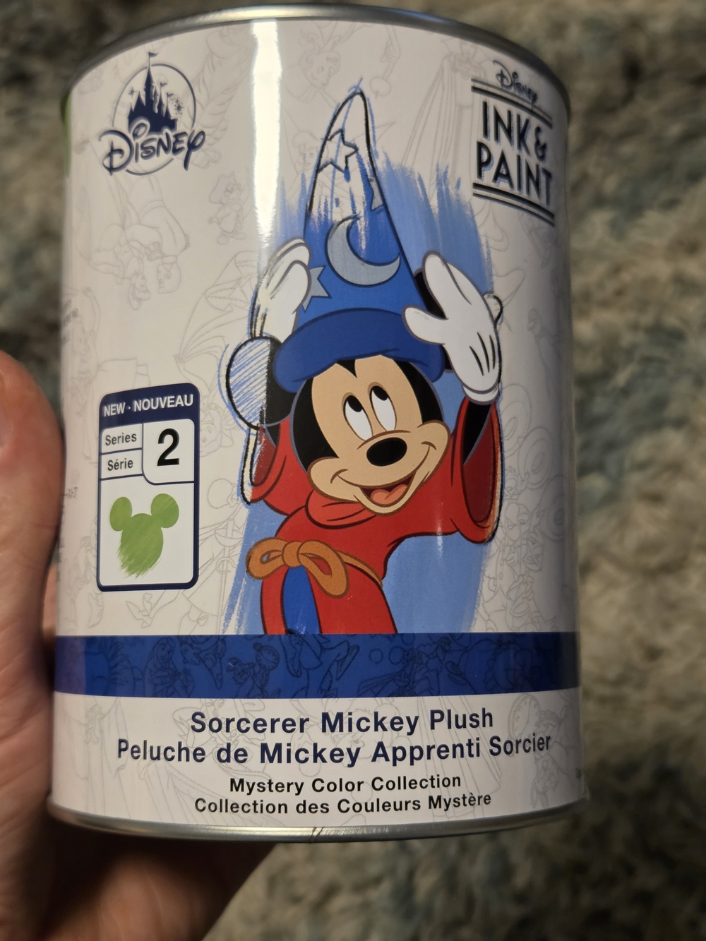 Disney Ink & Paint Purple Sorcerer Mickey